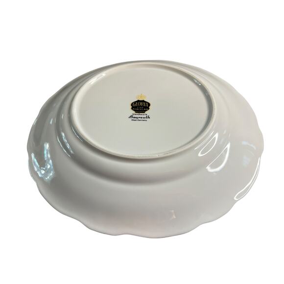 Vintage Gloria Fine Porcelain Bayreuth West-Germany 10" Plate Floral - Picture 2 of 4